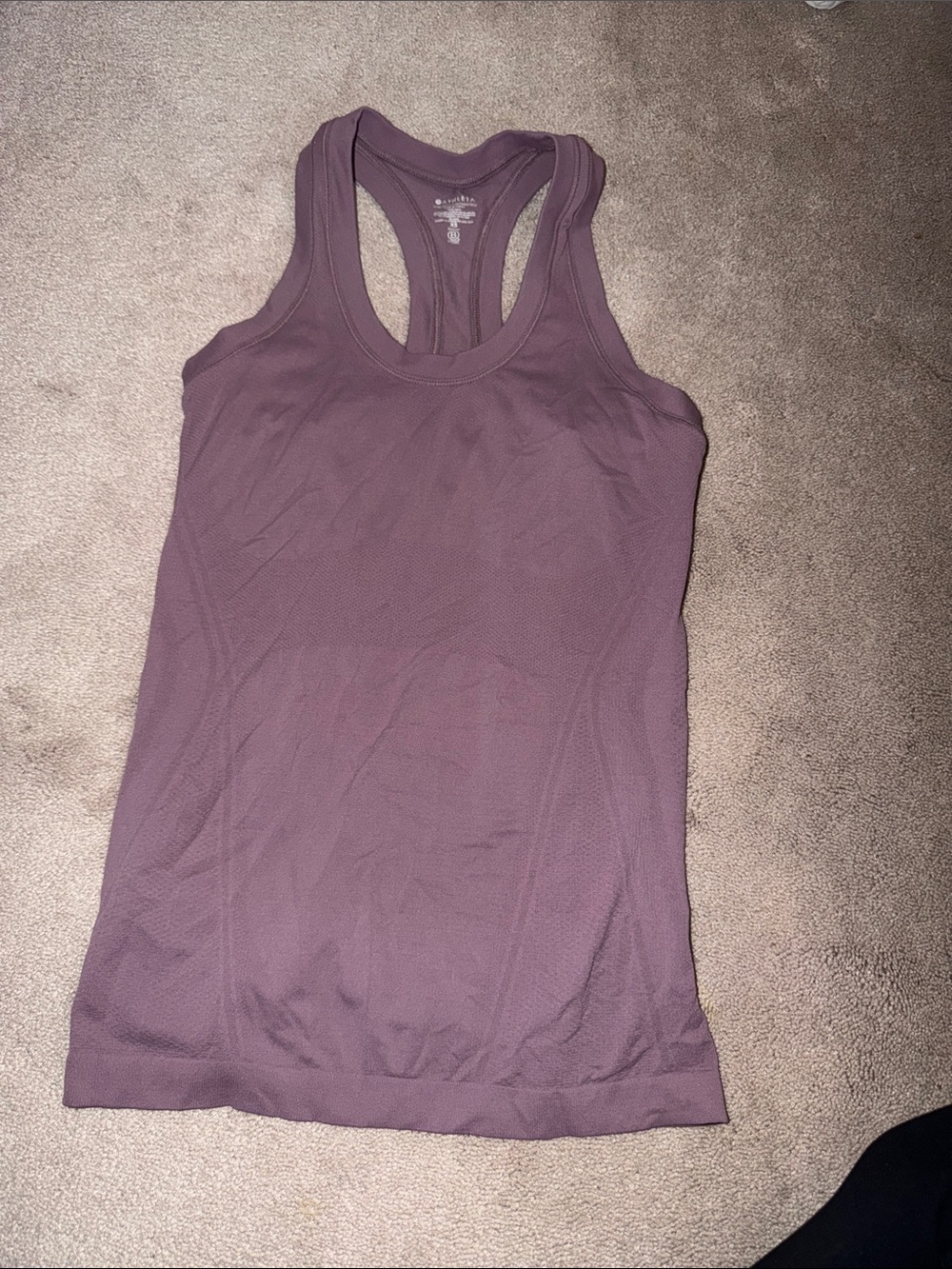 Athleta Mauve Racerback Tank Top